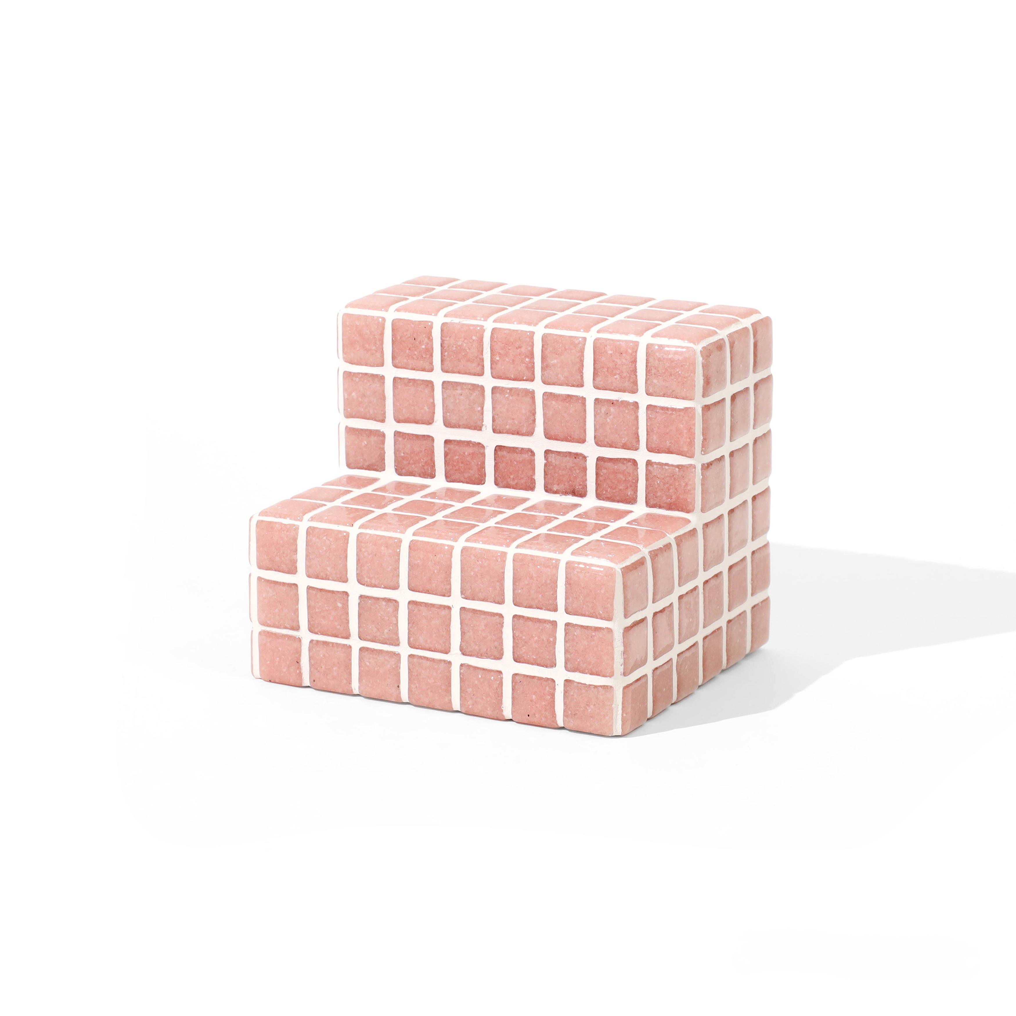 【オーダーメイド】タイルディスプレイ｜ドロップ｜撮影ミニ什器｜階段型｜155×155㎜