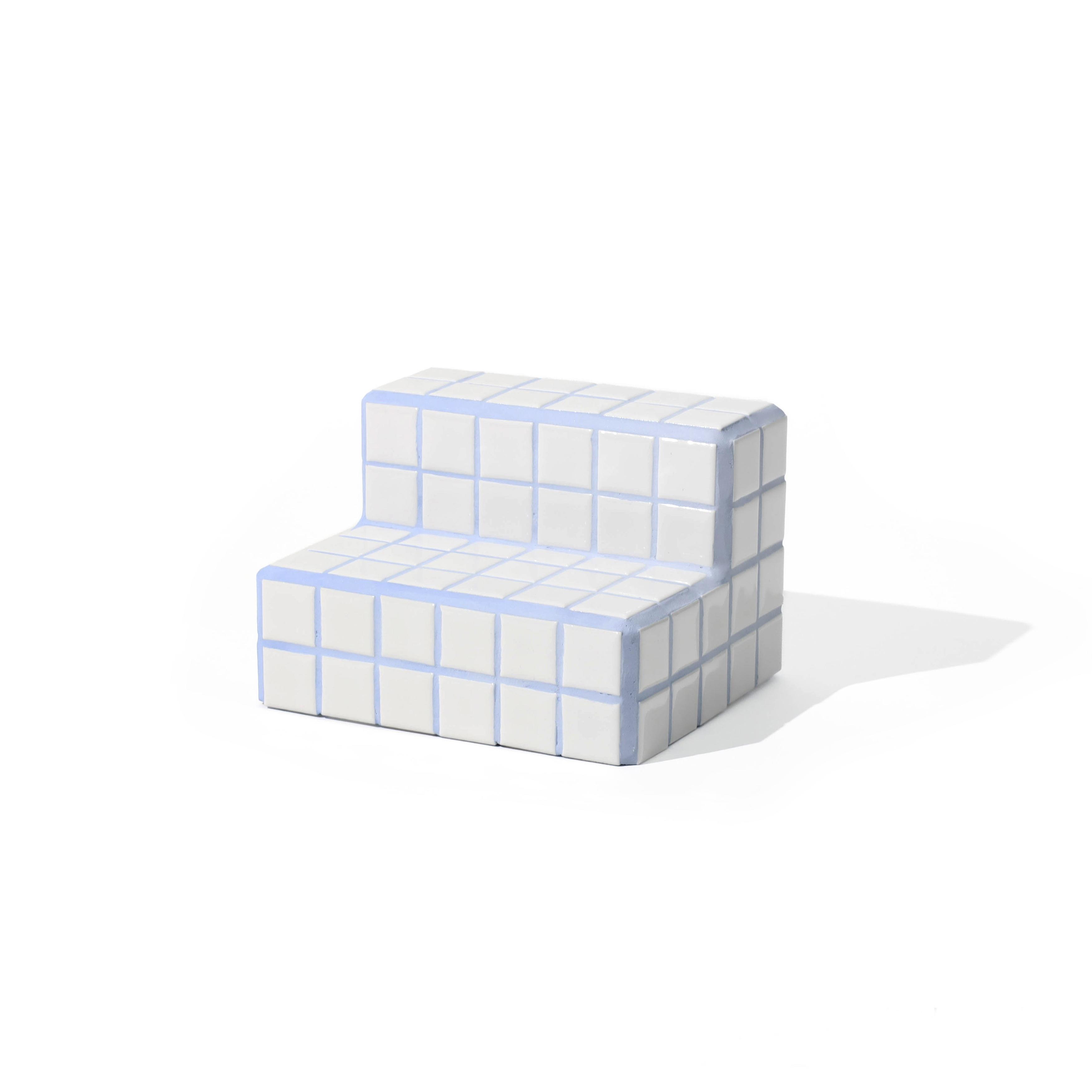 【オーダーメイド】タイルディスプレイ｜ステップ｜撮影ミニ什器｜階段型｜170×115㎜